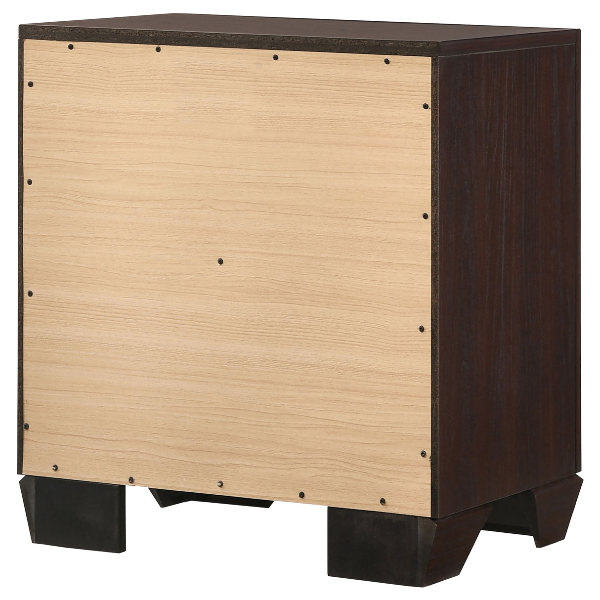 Kauffman 2-drawer Nightstand Dark Cocoa - Home Elegance USA