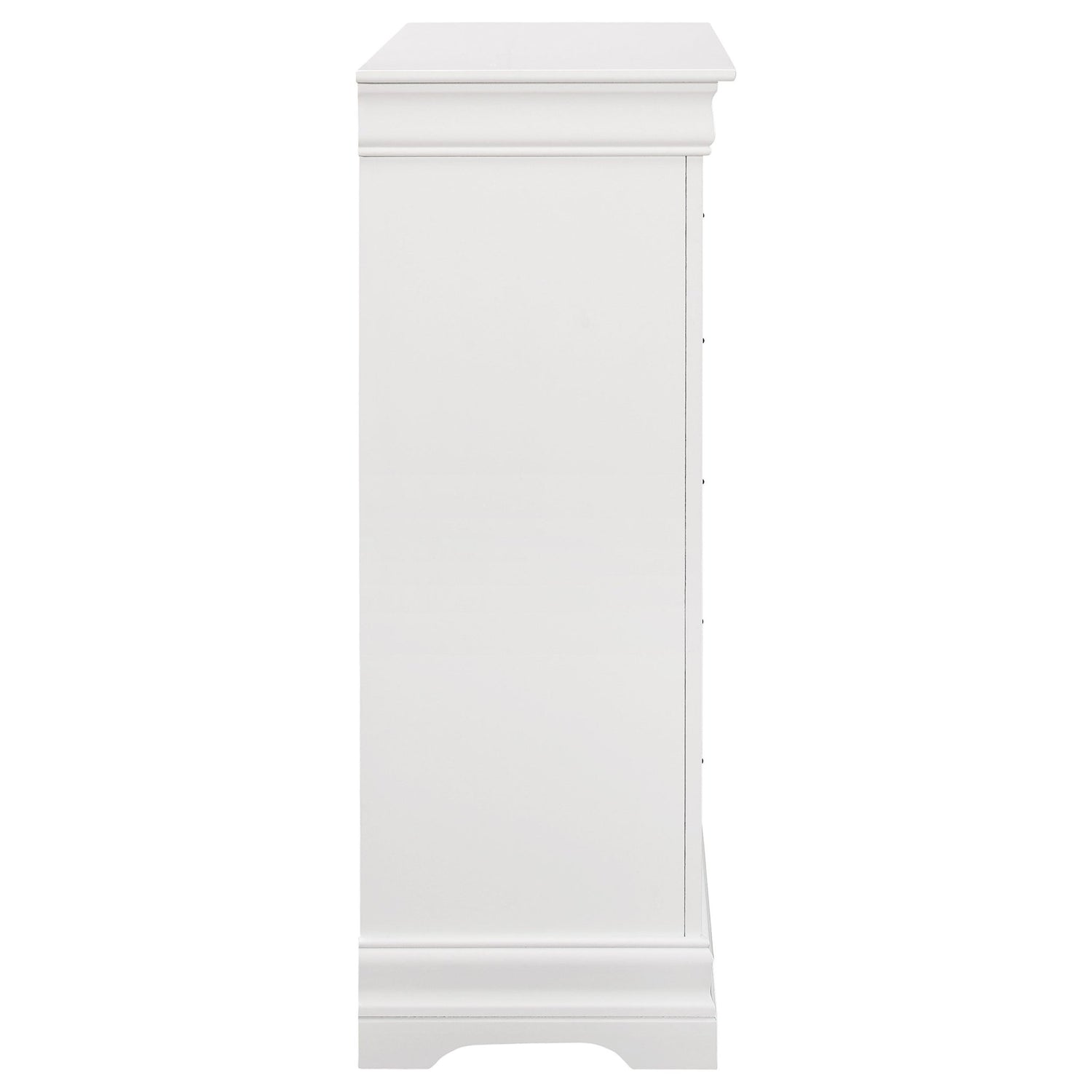 Chest - Louis Philippe 5-drawer Chest White
