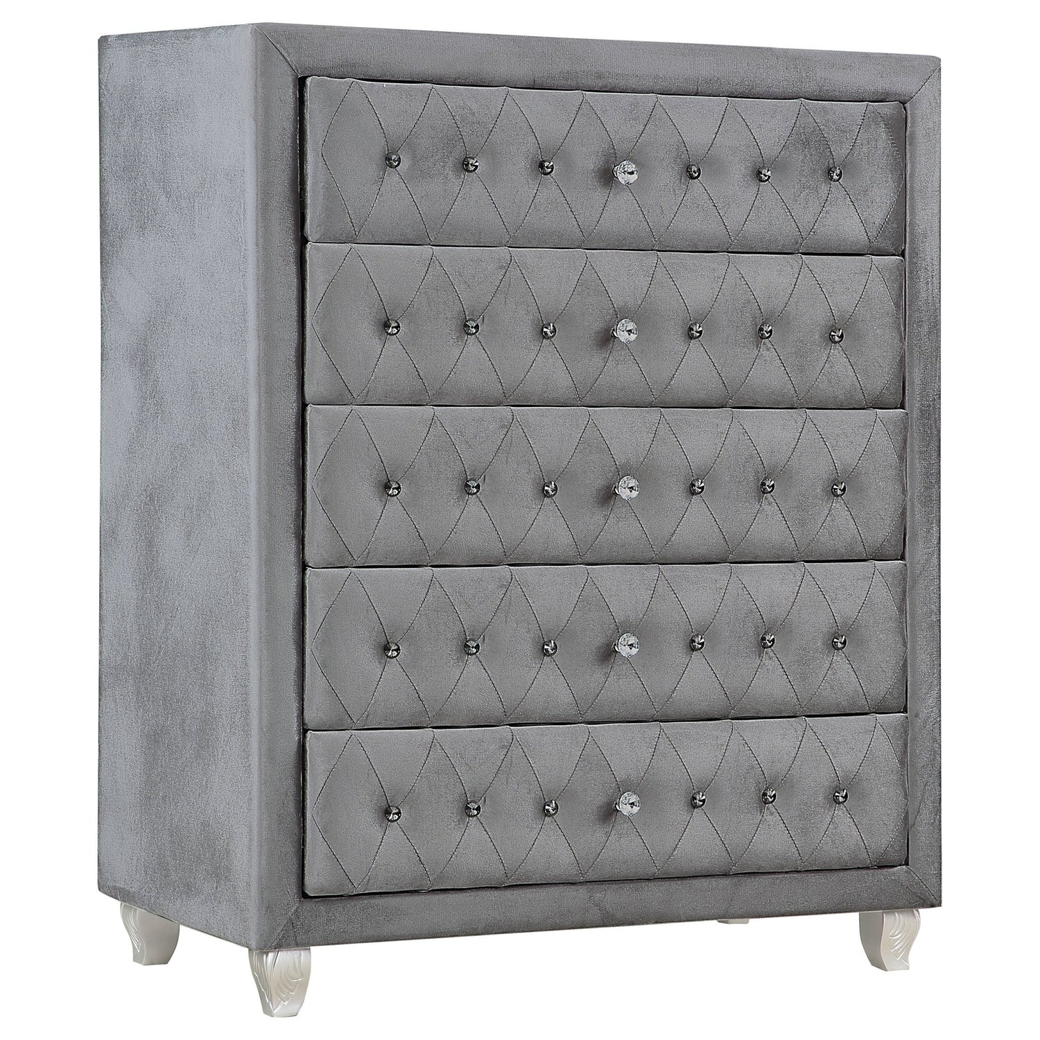 Deanna 5 - piece California King Bedroom Set Grey | Coaster | Home Elegance USA