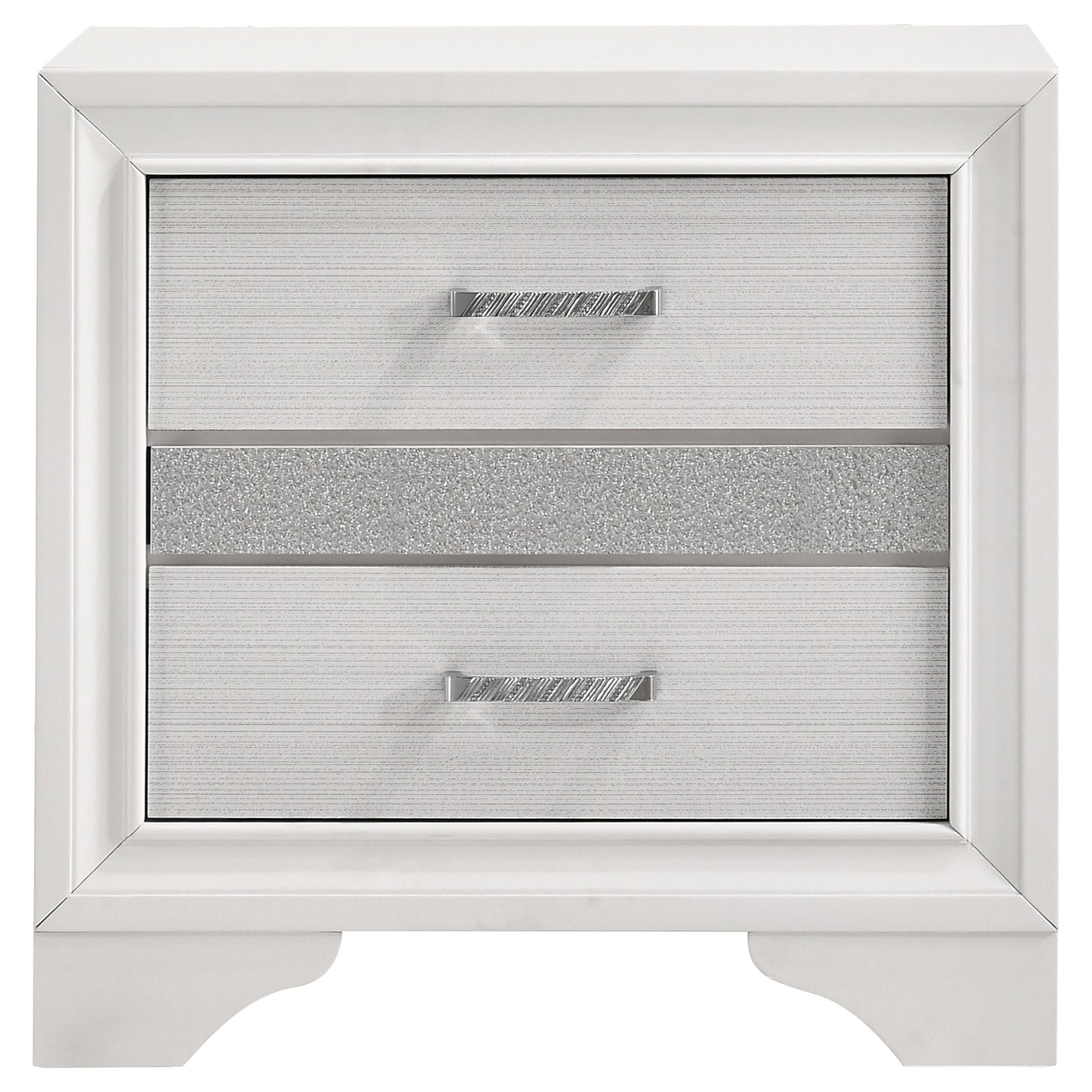 Miranda 2-drawer Nightstand White - Home Elegance USA
