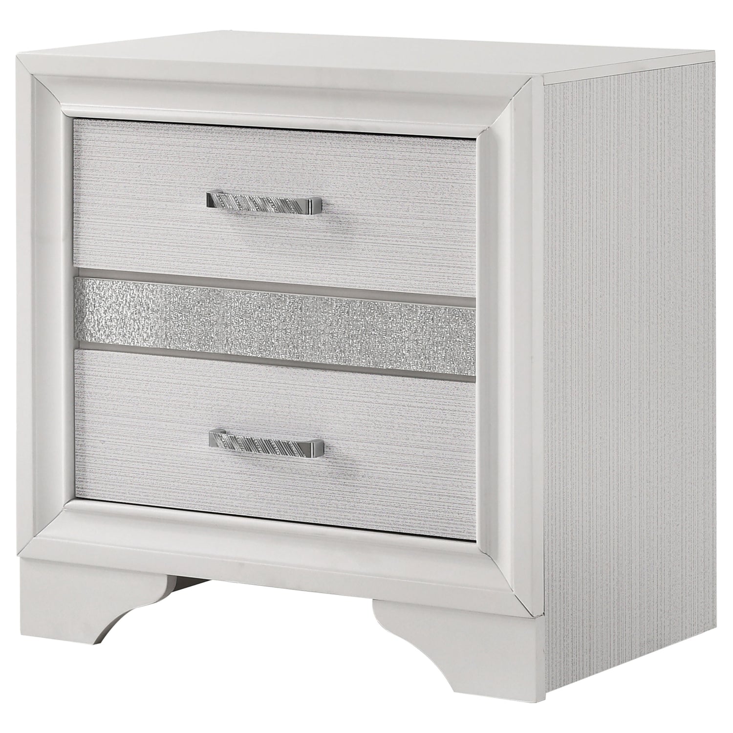 Miranda 2-drawer Nightstand White - Home Elegance USA