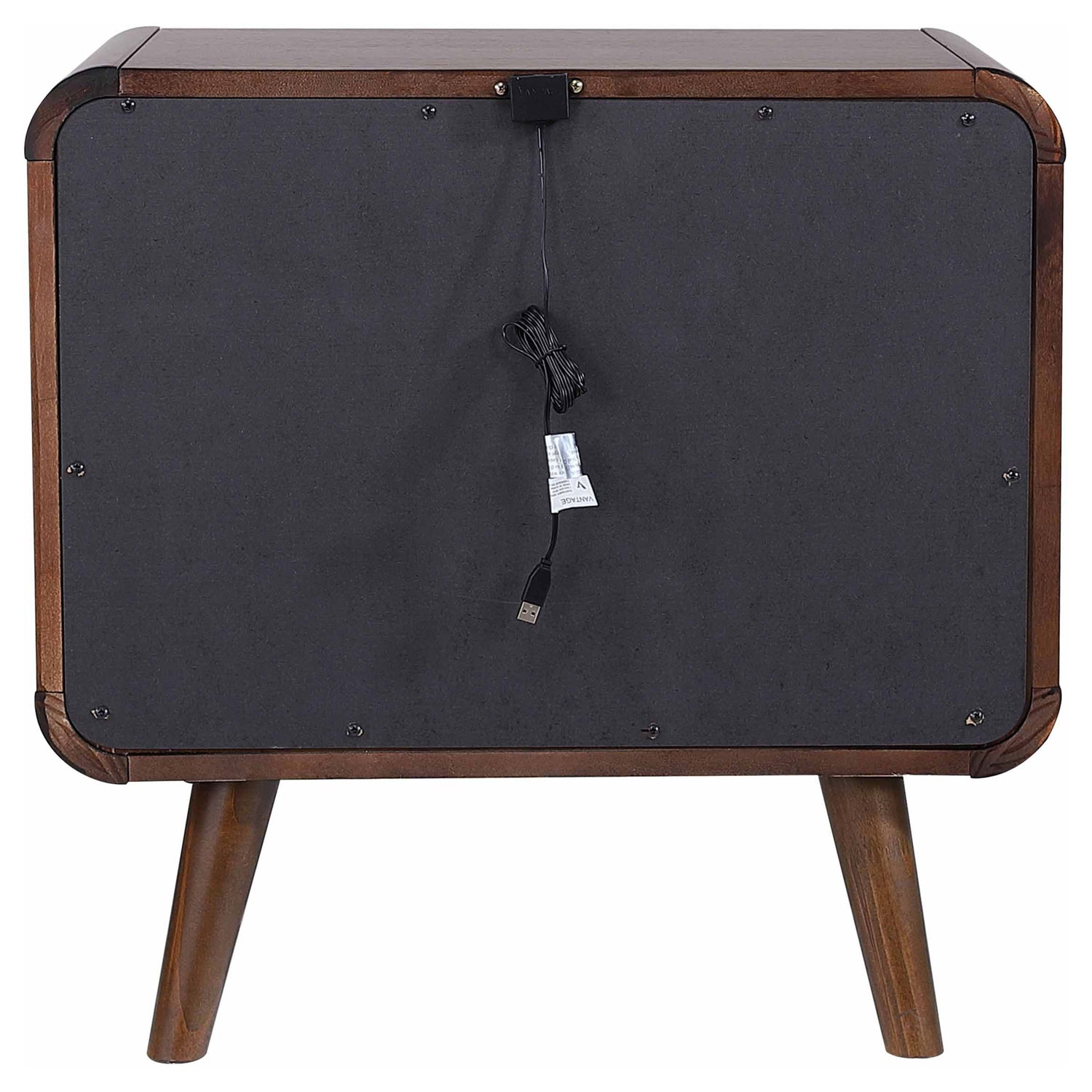 Robyn 2-drawer Nightstand Dark Walnut - Home Elegance USA