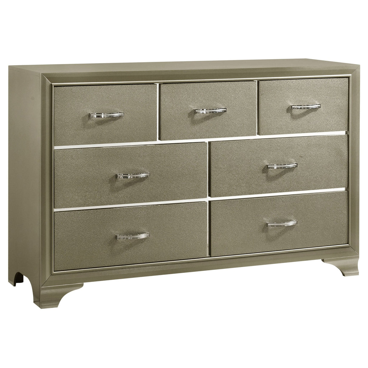 Beaumont 7 - drawer Rectangular Dresser Champagne | Coaster | Home Elegance USA