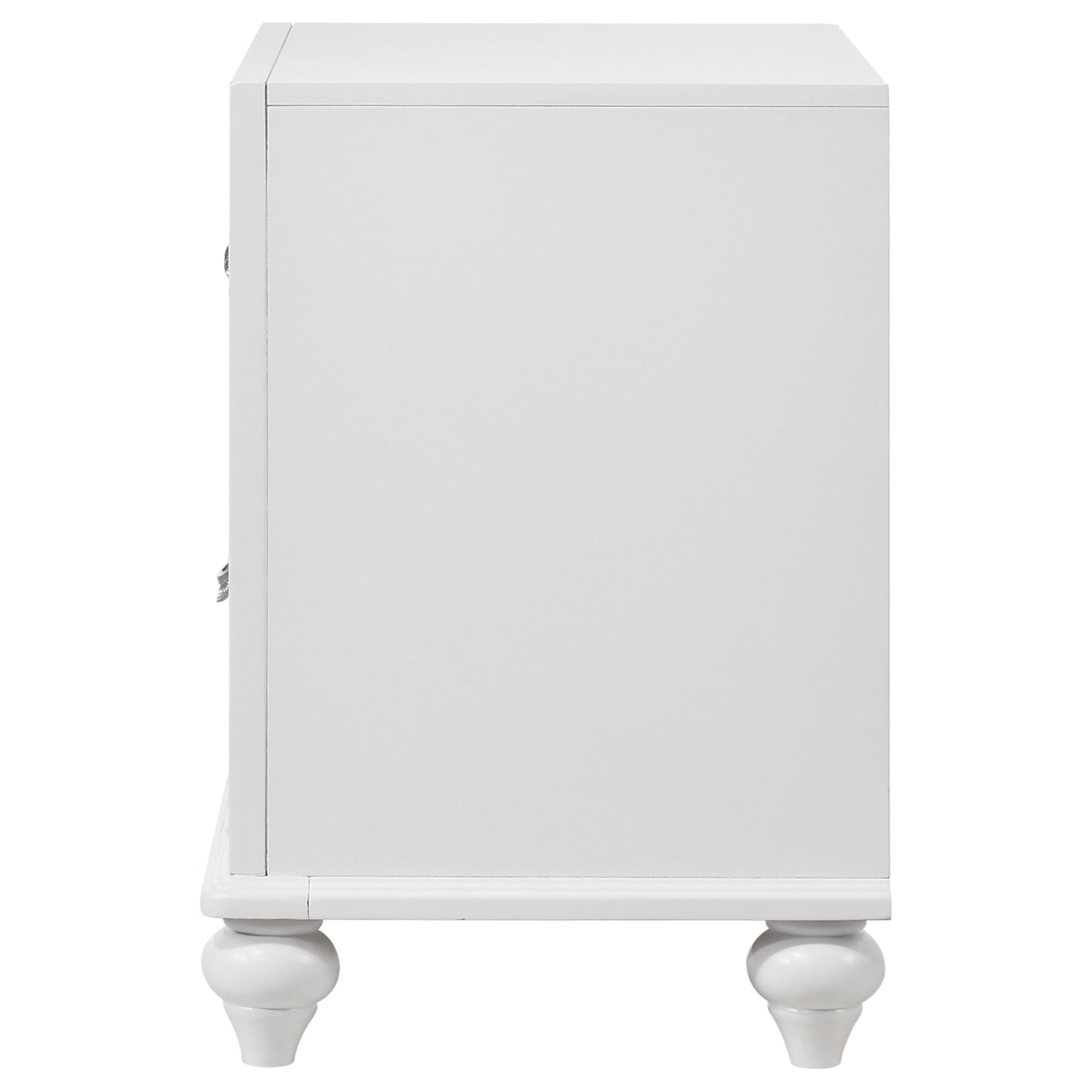 Barzini 2-drawer Nightstand White - Home Elegance USA