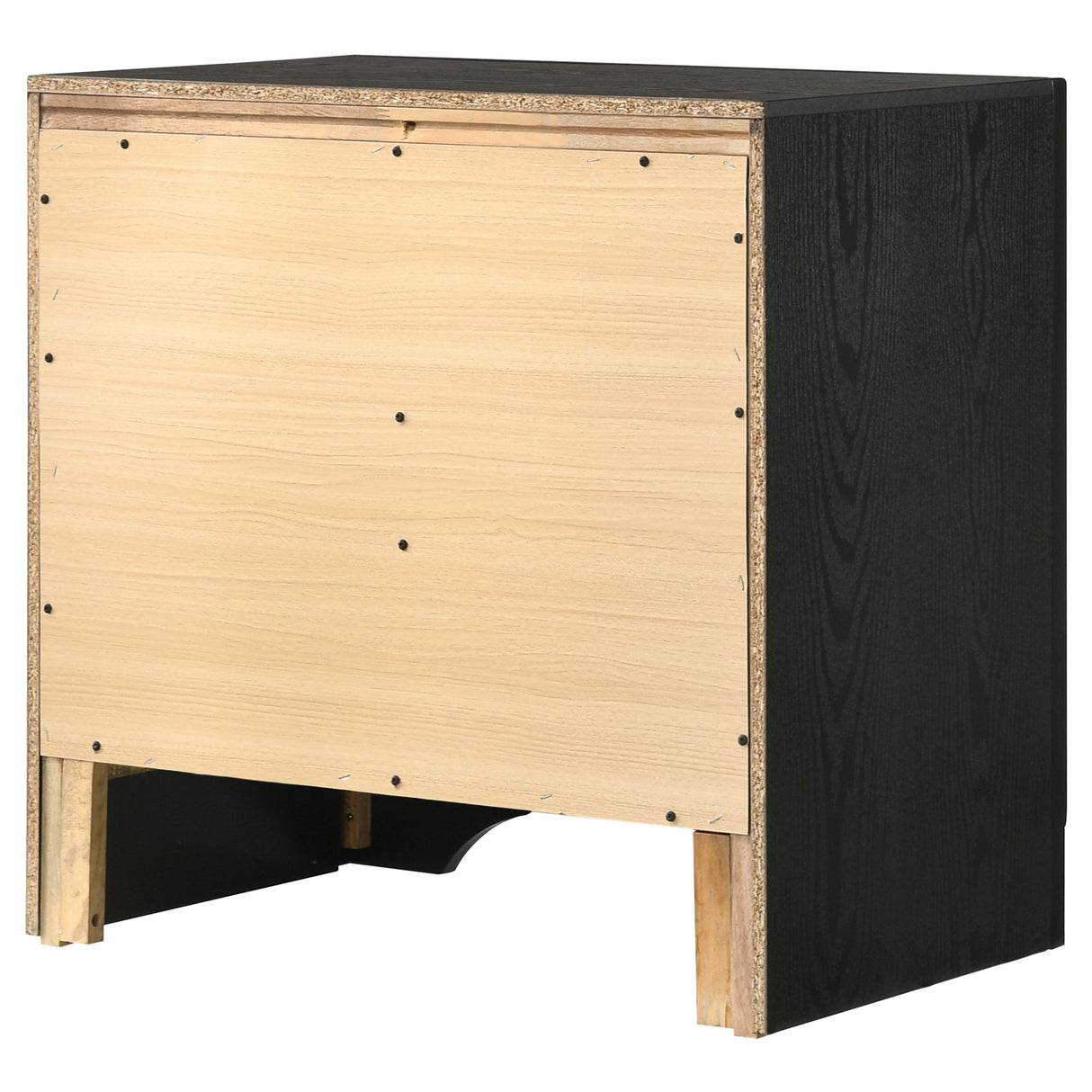 Miranda 2-drawer Nightstand Black - Home Elegance USA
