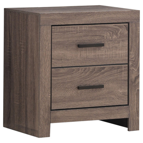 Brantford 2-drawer Nightstand Barrel Oak - Home Elegance USA
