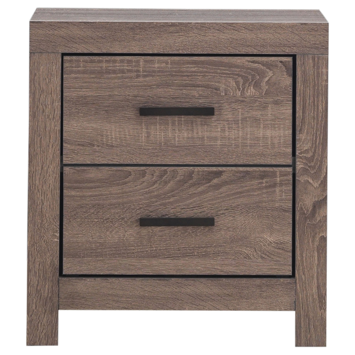 Brantford 2-drawer Nightstand Barrel Oak - Home Elegance USA