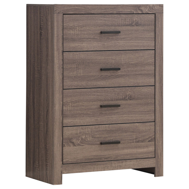 Brantford 4-drawer Bedroom Chest Barrel Oak - Home Elegance USA