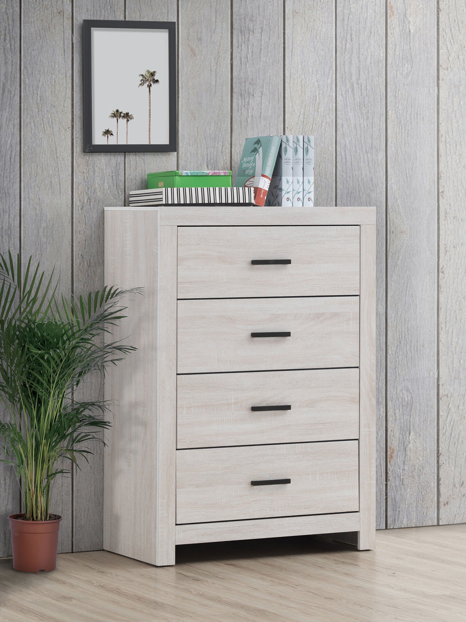 Brantford 4-drawer Bedroom Chest Coastal White - Home Elegance USA