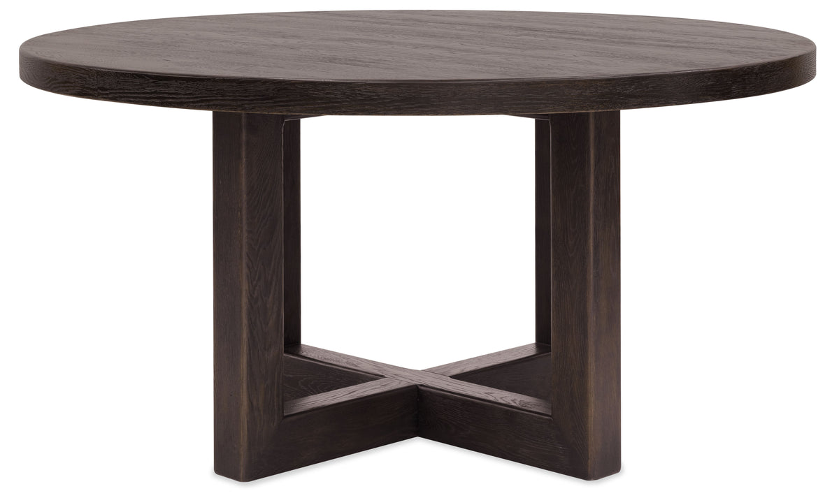 Driftwood 60" Round Dining Table Burnt Timber - Dark Brown by Hooker Furniture - View 3