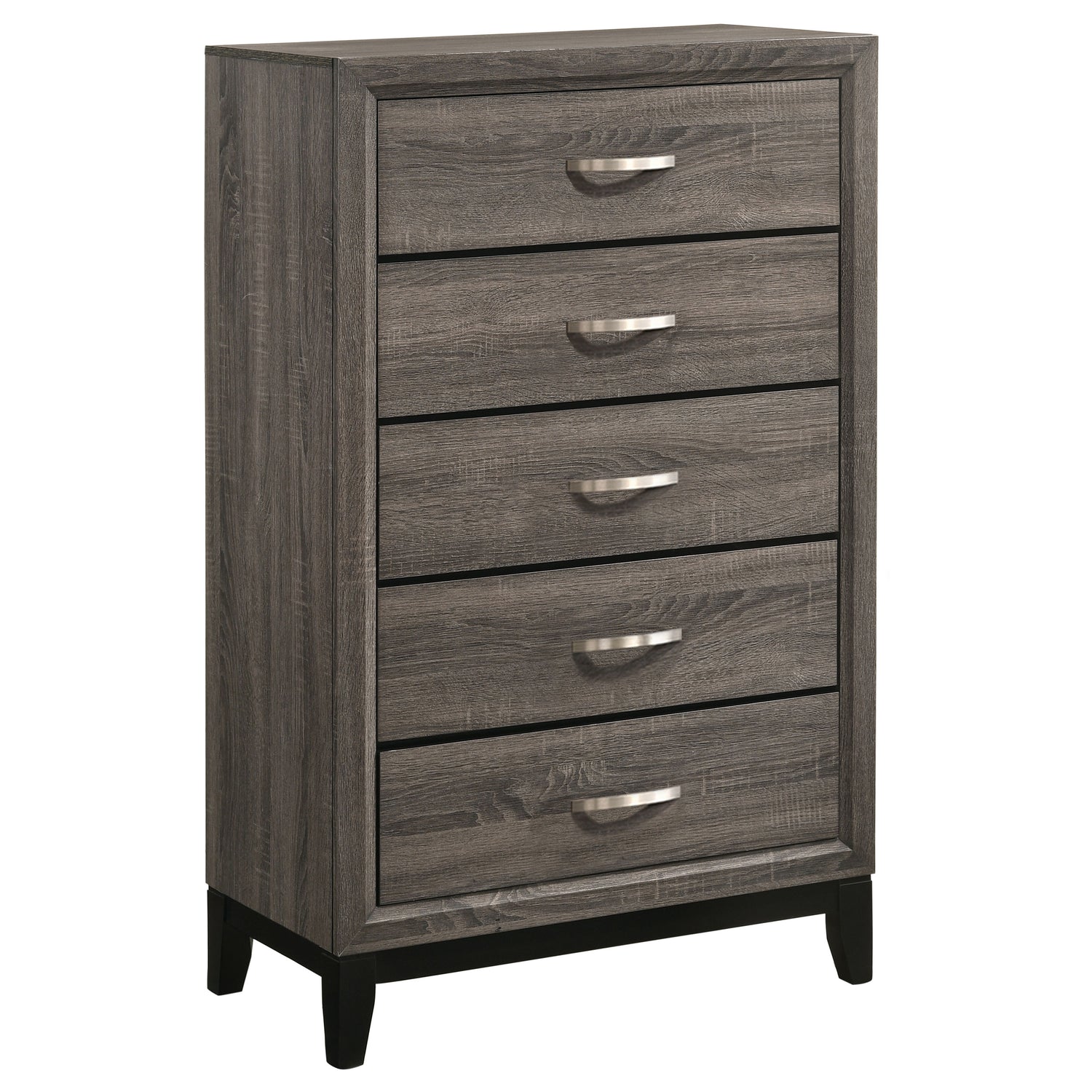 California King Bed 5 Pc Set - Watson 5-piece California King Bedroom Set Grey Oak
