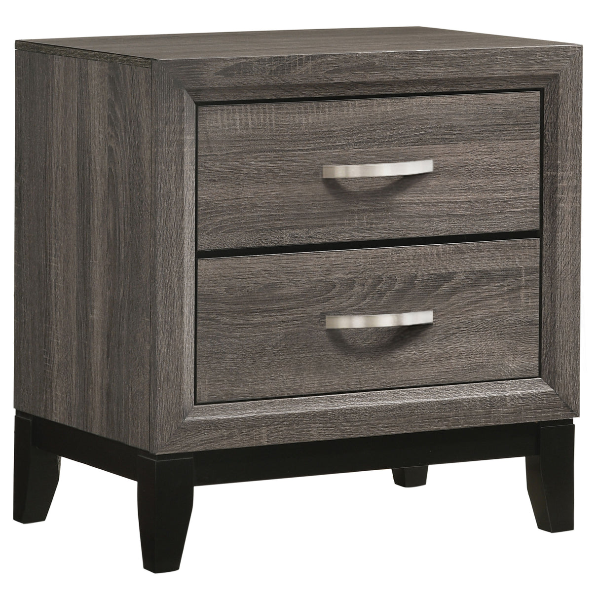 Watson 2-drawer Nightstand Grey Oak - Home Elegance USA
