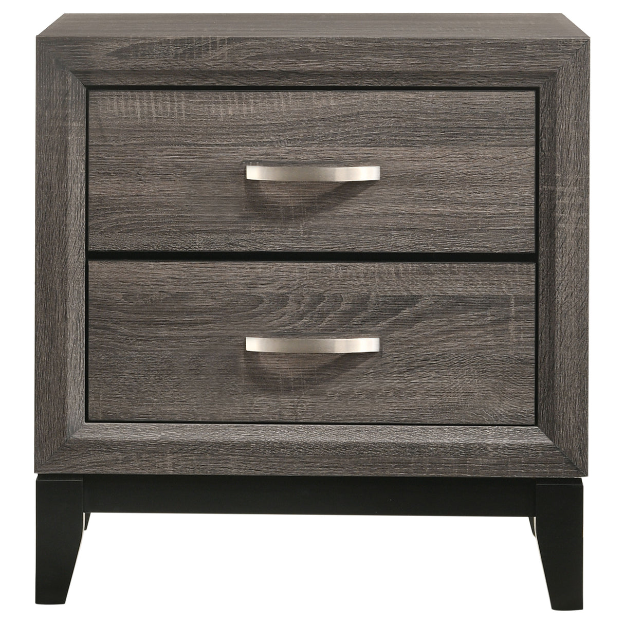 Watson 2-drawer Nightstand Grey Oak - Home Elegance USA