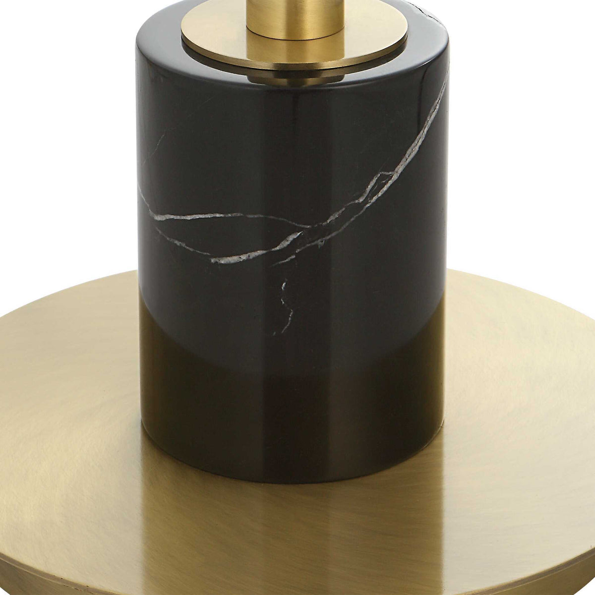Guard Brass Floor Lamp - Yellow by Uttermost - View 6