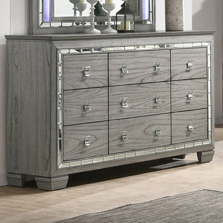Antares Dresser 21825 Light Gray Oak Finish | Acme | Home Elegance USA