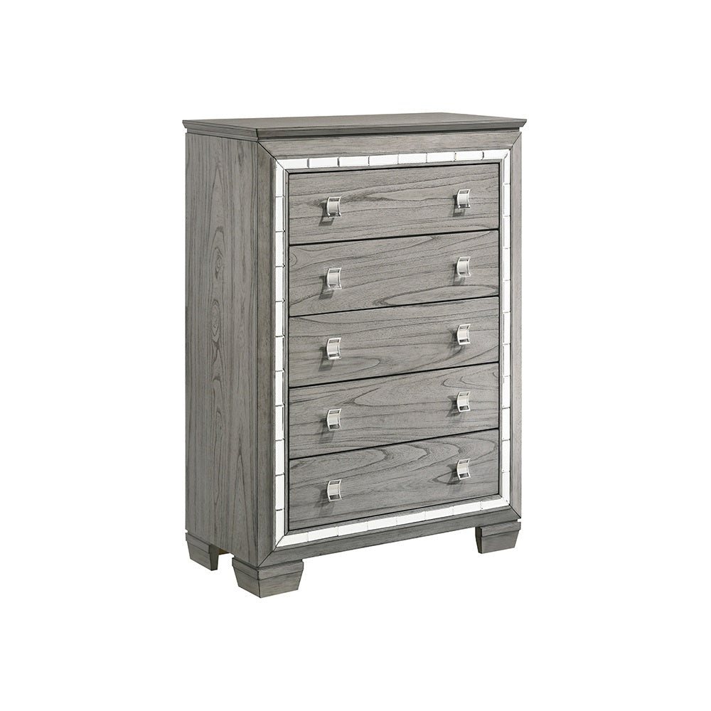 Antares Chest 21826 Light Gray Oak Finish | Acme | Home Elegance USA