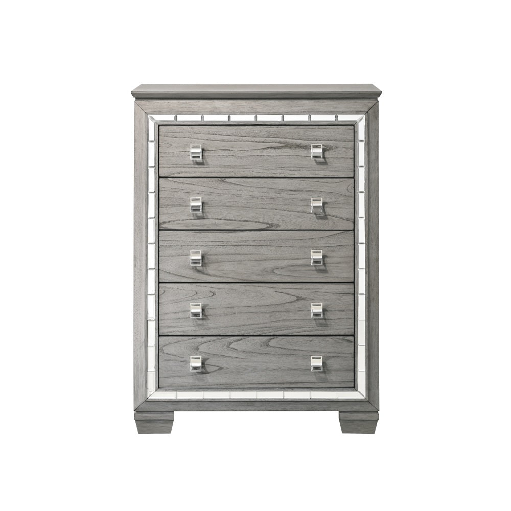 Antares Chest 21826 Light Gray Oak Finish | Acme | Home Elegance USA