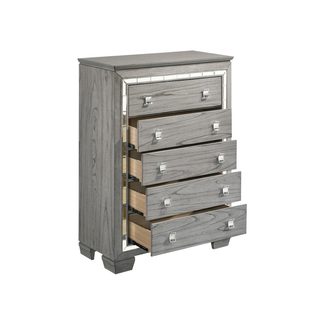 Antares Chest 21826 Light Gray Oak Finish | Acme | Home Elegance USA