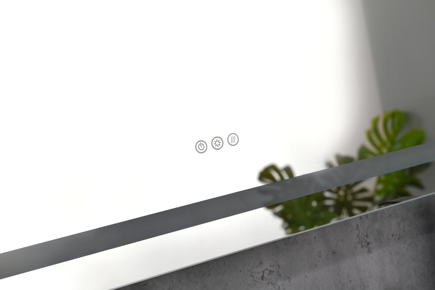 60 in. W x 36 in. H Frameless LED Single Bathroom Vanity Mirror in Polished Crystal Bathroom Vanity LED Mirror with 3 Color Lights Mirror for Bathroom Wall 60 Inch Smart Lighted Vanity Mirrors Dimm | Home Elegance USA