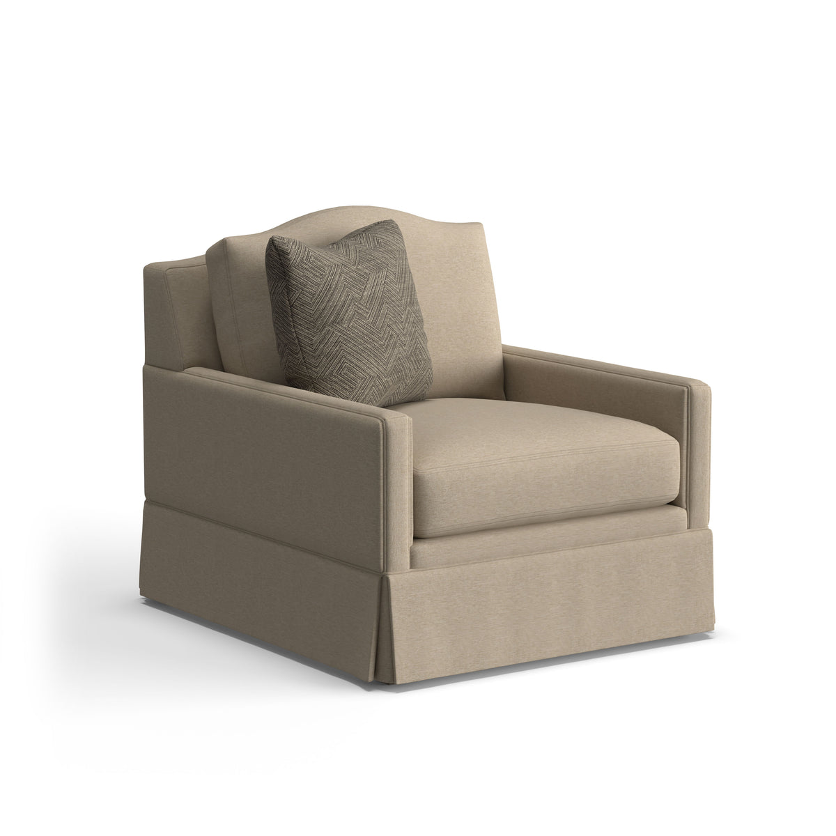 Lottie Skirted Bottom Chair | Flexsteel
