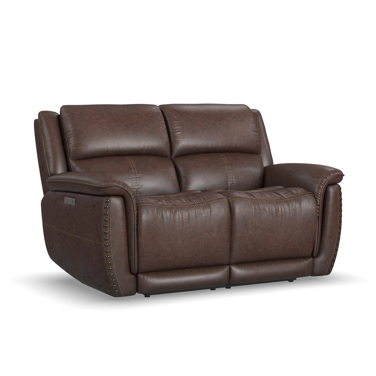 Beau Power Reclining Loveseat With Power Headrests - Sable | Flexsteel