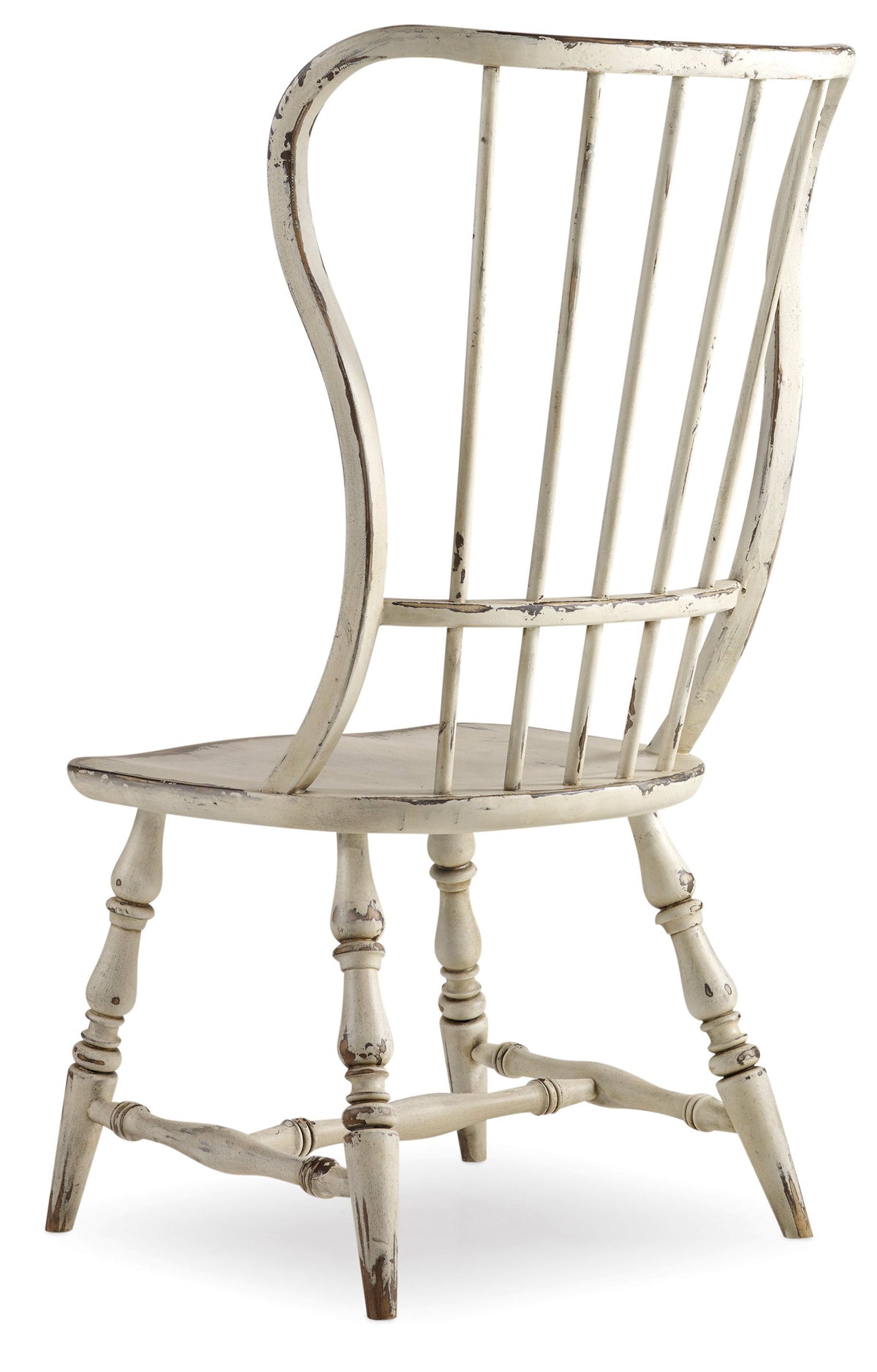 Sanctuary Spindle Back Side Chair - White by Hooker Furniture - View 4