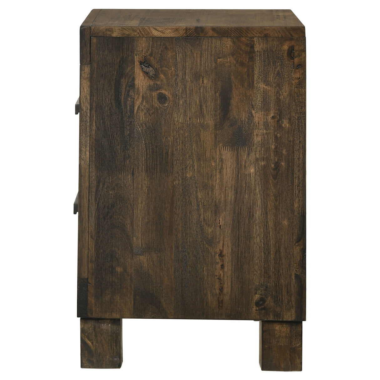 Woodmont 2-drawer Nightstand Rustic Golden Brown - Home Elegance USA