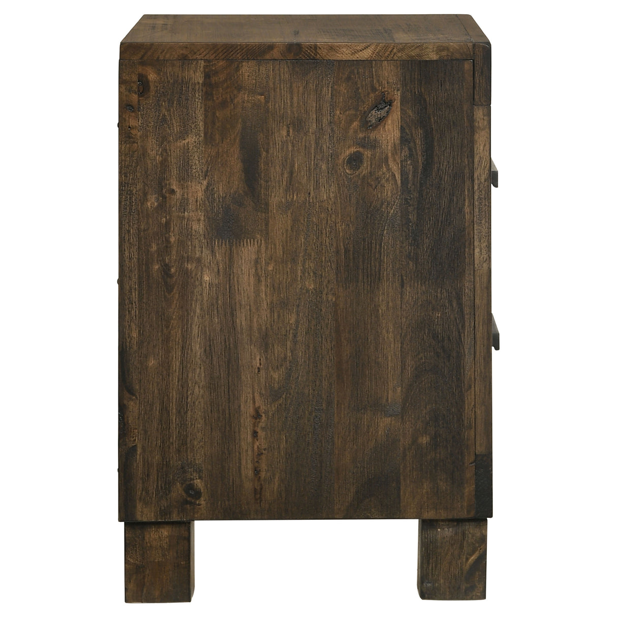 Woodmont 2-drawer Nightstand Rustic Golden Brown - Home Elegance USA