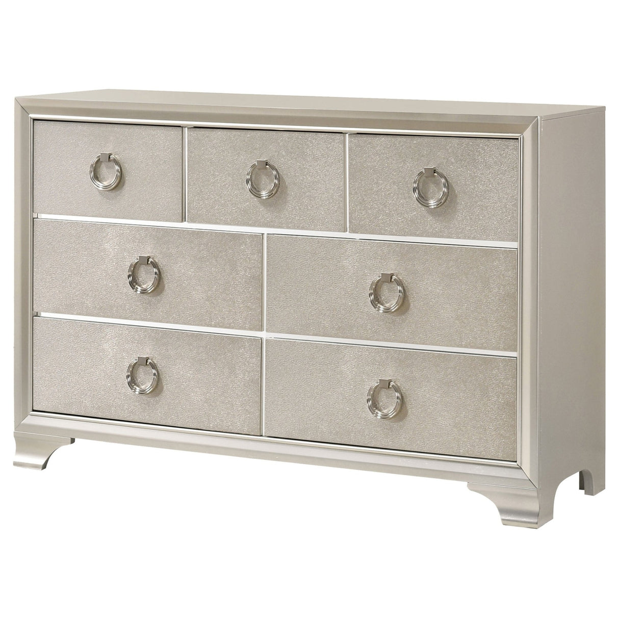 Dresser - Salford 7-drawer Dresser Metallic Sterling