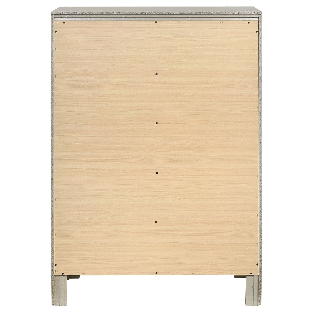 Chest - Salford 5-drawer Chest Metallic Sterling