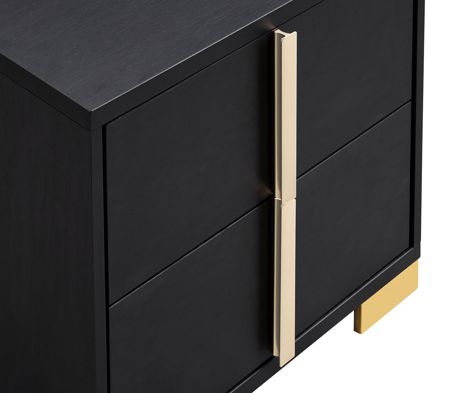 Marceline 2-drawer Nightstand Black - Home Elegance USA