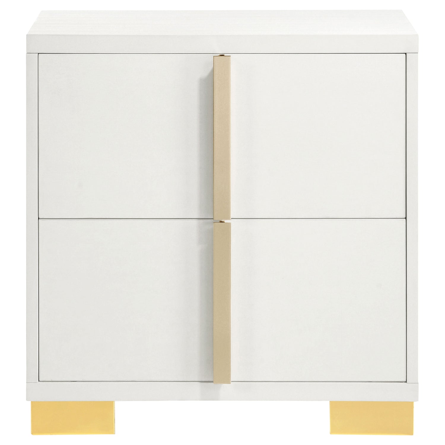 Marceline 2-drawer Nightstand White - Home Elegance USA