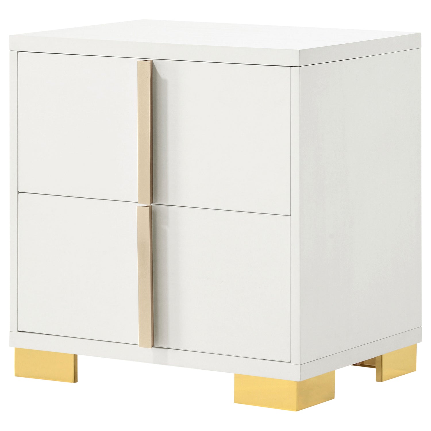 Marceline 2-drawer Nightstand White - Home Elegance USA