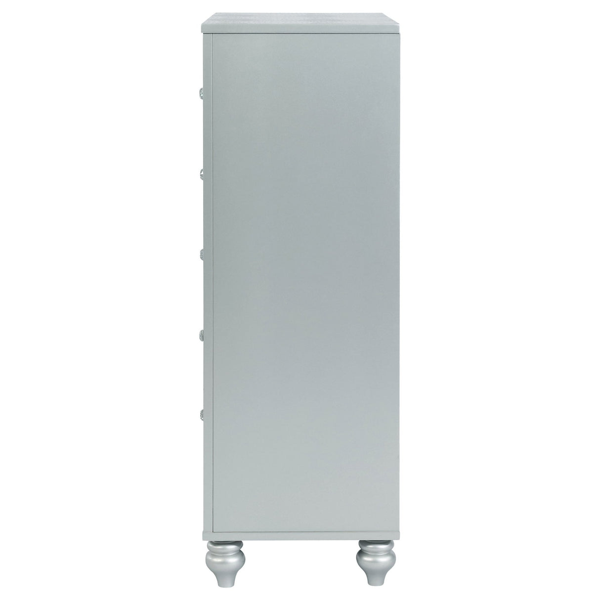 Chest - Gunnison 5-drawer Chest Silver Metallic