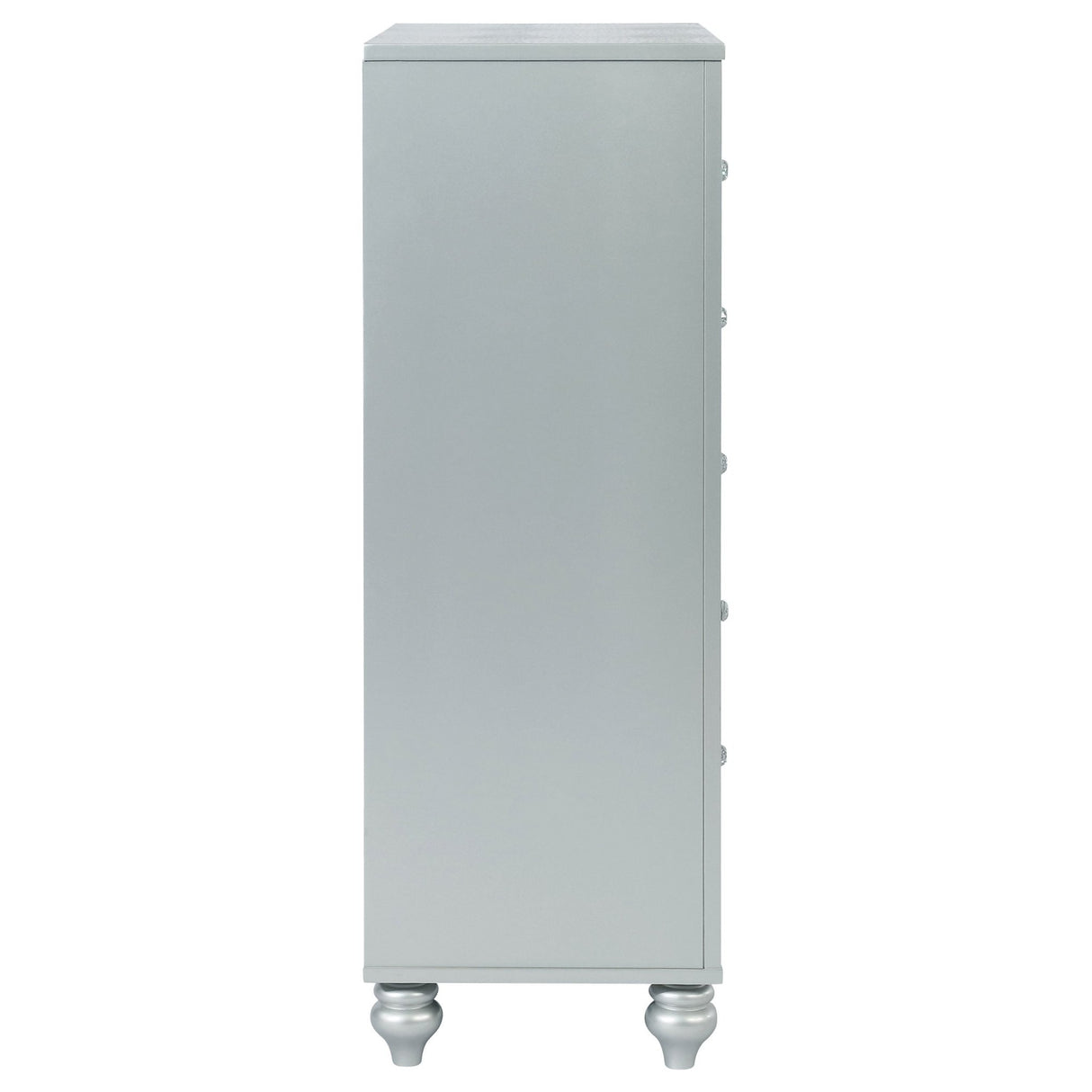 Chest - Gunnison 5-drawer Chest Silver Metallic