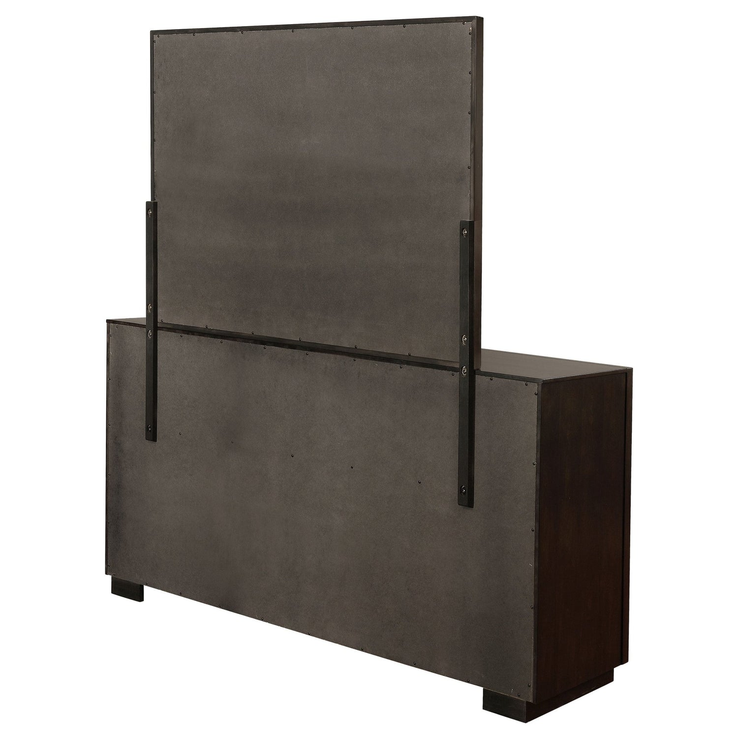 Dresser With Mirror - Durango 8-drawer Dresser with Mirror Smoked Peppercorn
