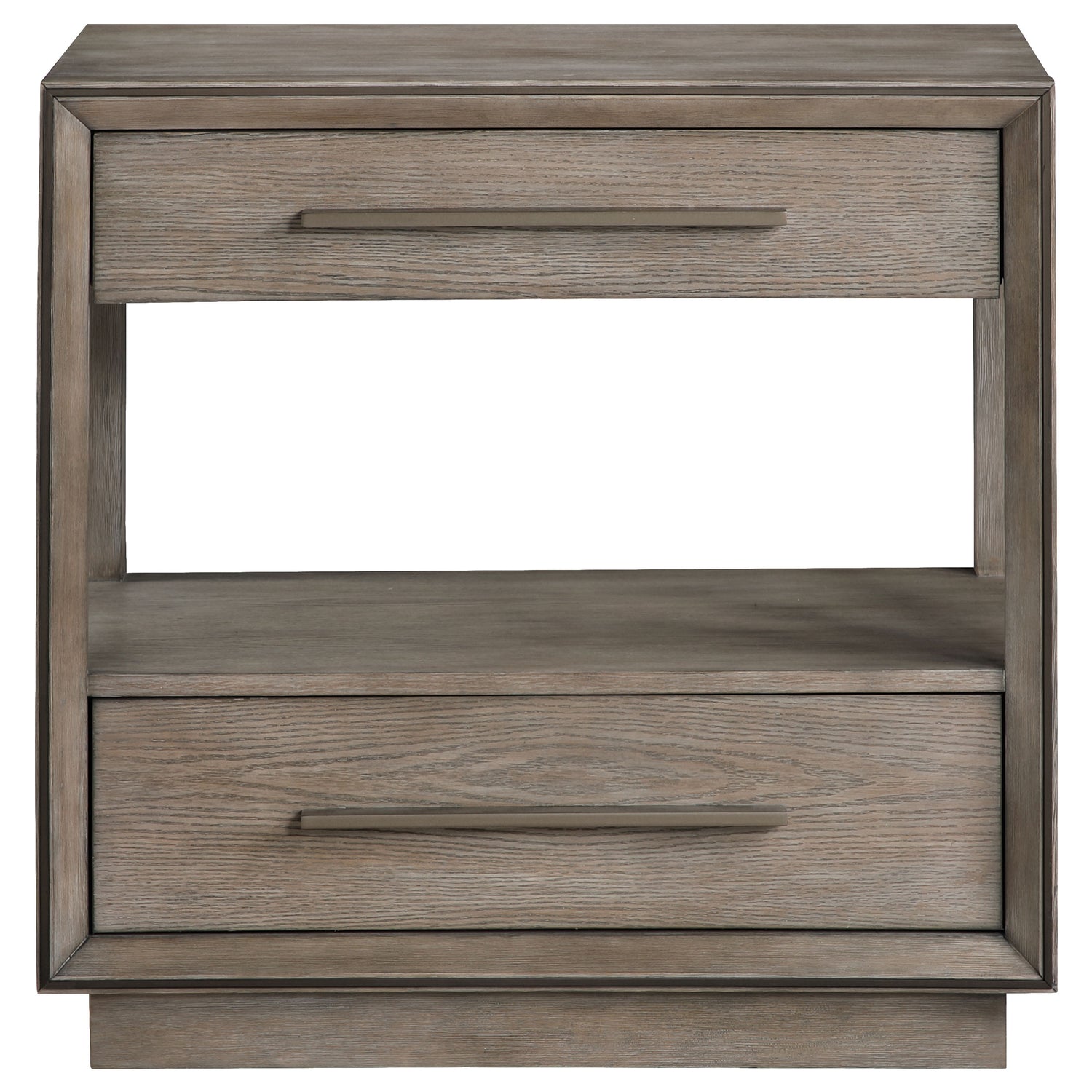 Durango 2-drawer Nightstand Bedside Table Washed Oak - Home Elegance USA