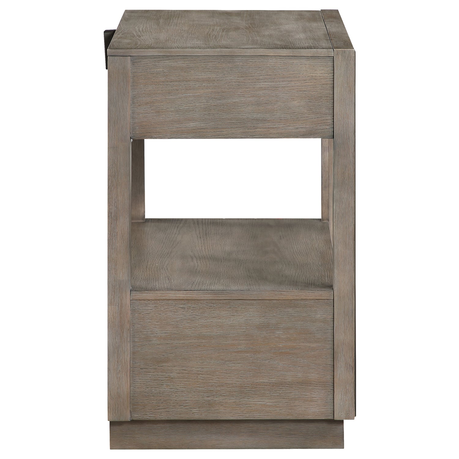 Durango 2-drawer Nightstand Bedside Table Washed Oak - Home Elegance USA