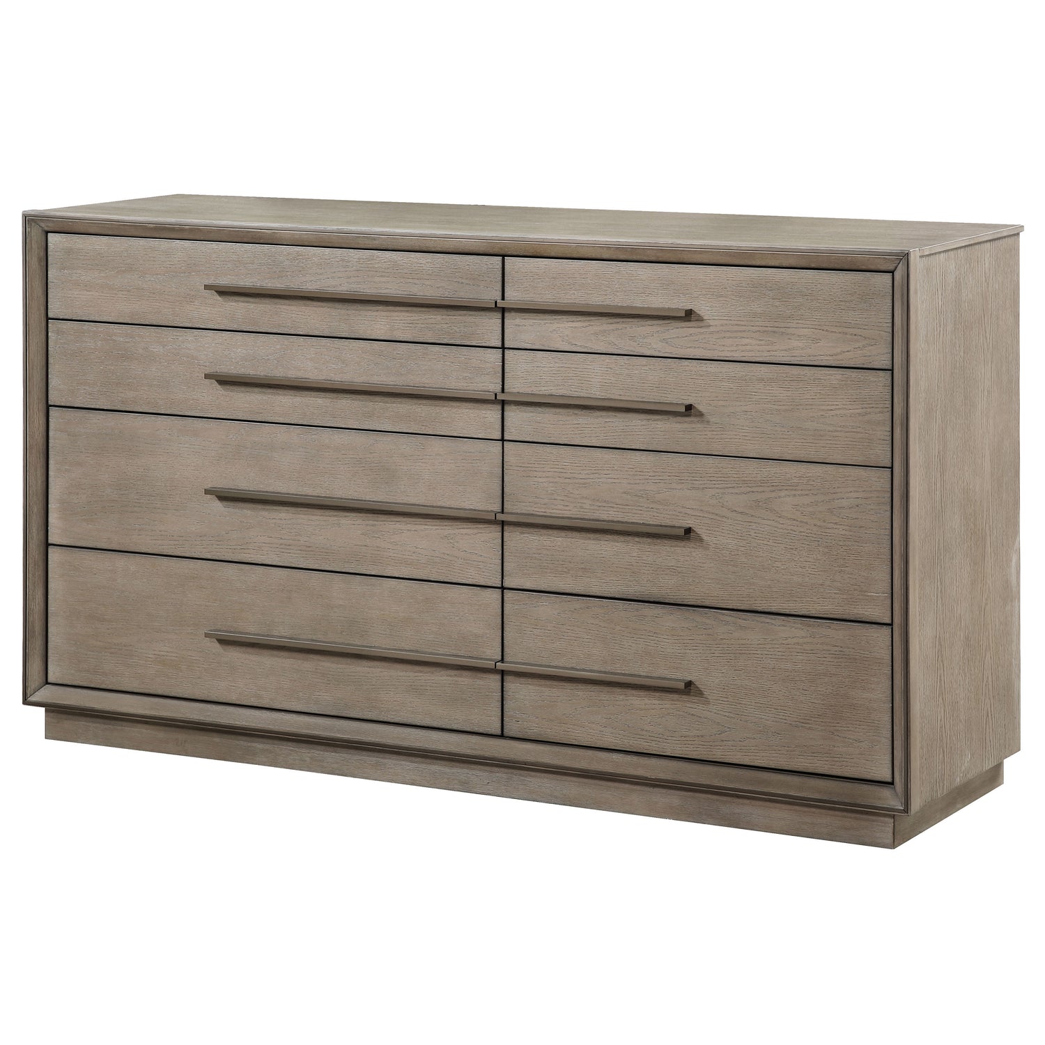 Durango 8-drawer Dresser Washed Oak - Home Elegance USA
