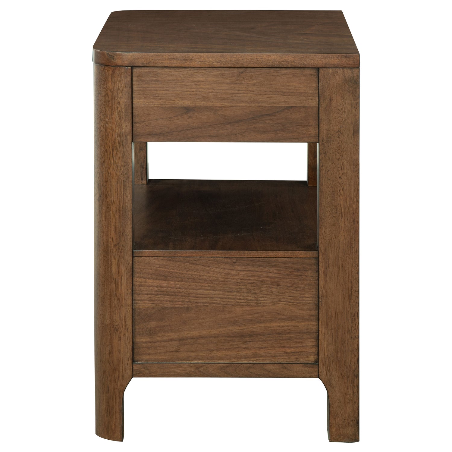 Maderia 2-drawer Nightstand Bedside Table Walnut - Home Elegance USA