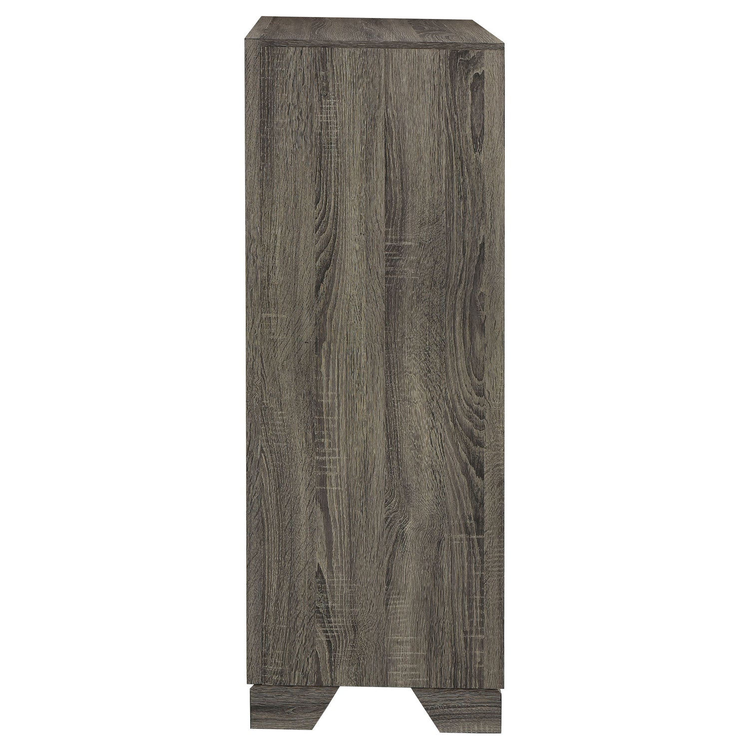 Wright 4-drawer Chest of Drawers Brown Oak - Home Elegance USA