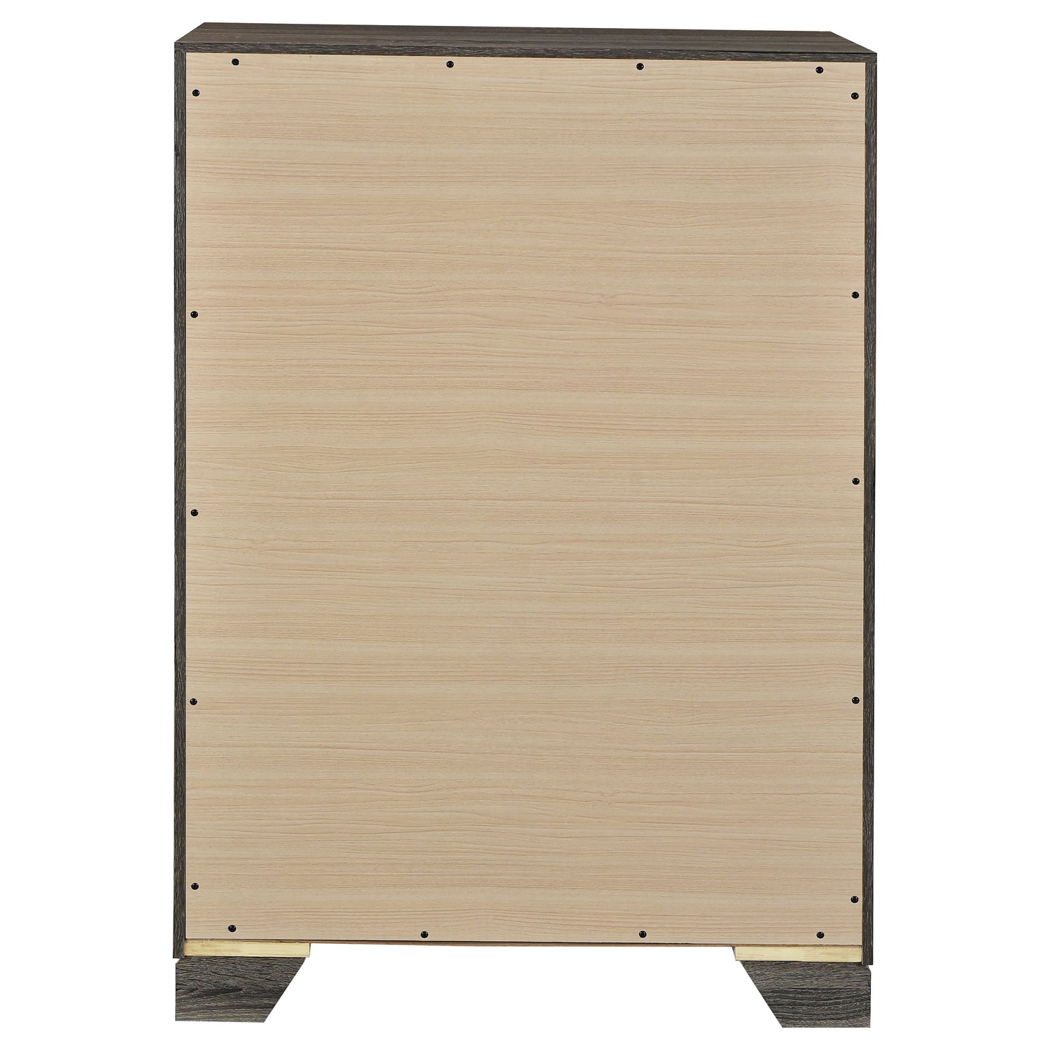 Wright 4-drawer Chest of Drawers Brown Oak - Home Elegance USA