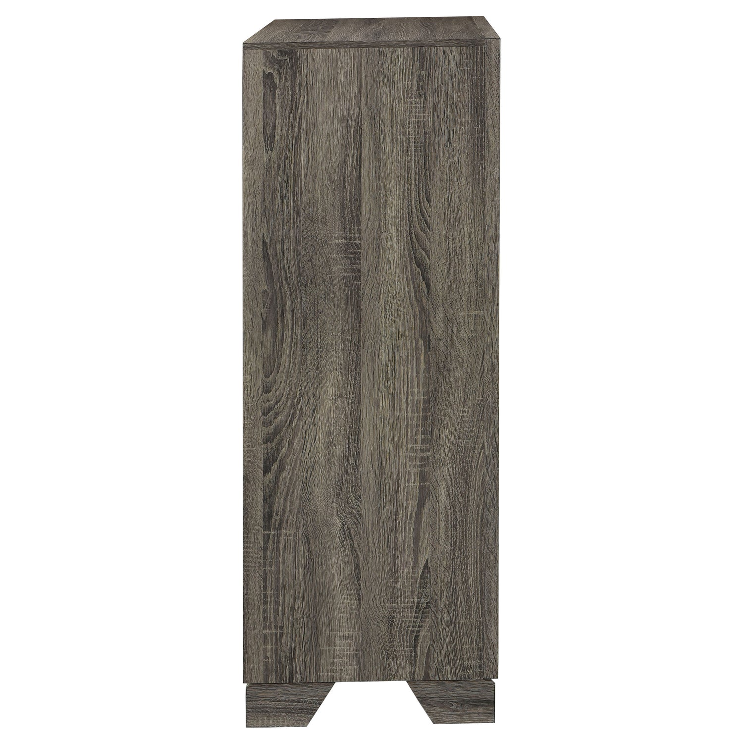 Wright 4-drawer Chest of Drawers Brown Oak - Home Elegance USA