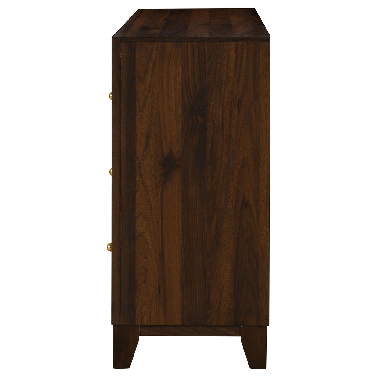 Welsley 6-drawer Dresser Cabinet Walnut - Home Elegance USA