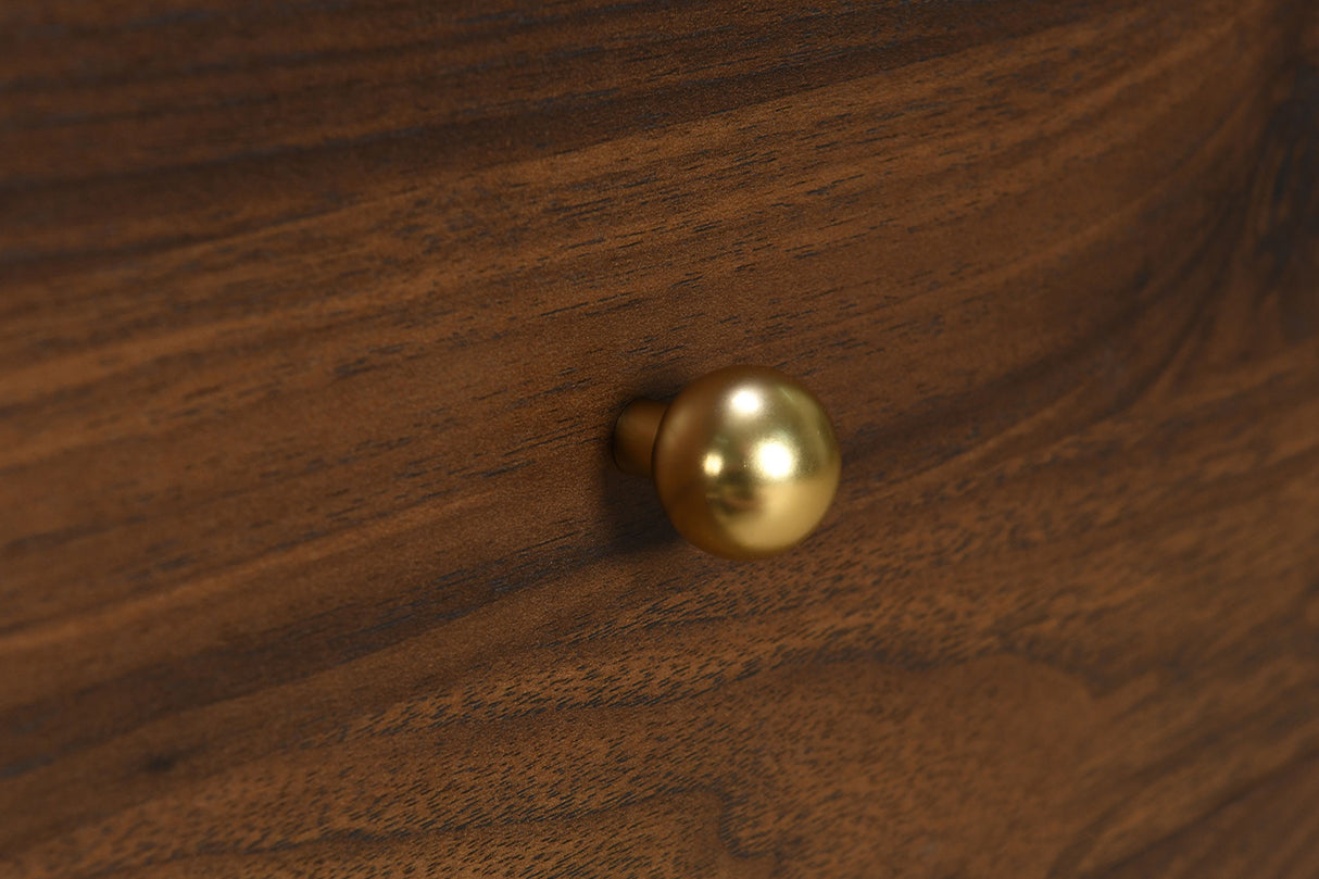 Welsley 6-drawer Dresser Cabinet Walnut - Home Elegance USA