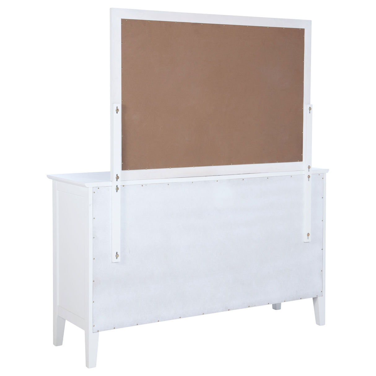 Bexhill 10-drawer Dresser and Mirror White - Home Elegance USA