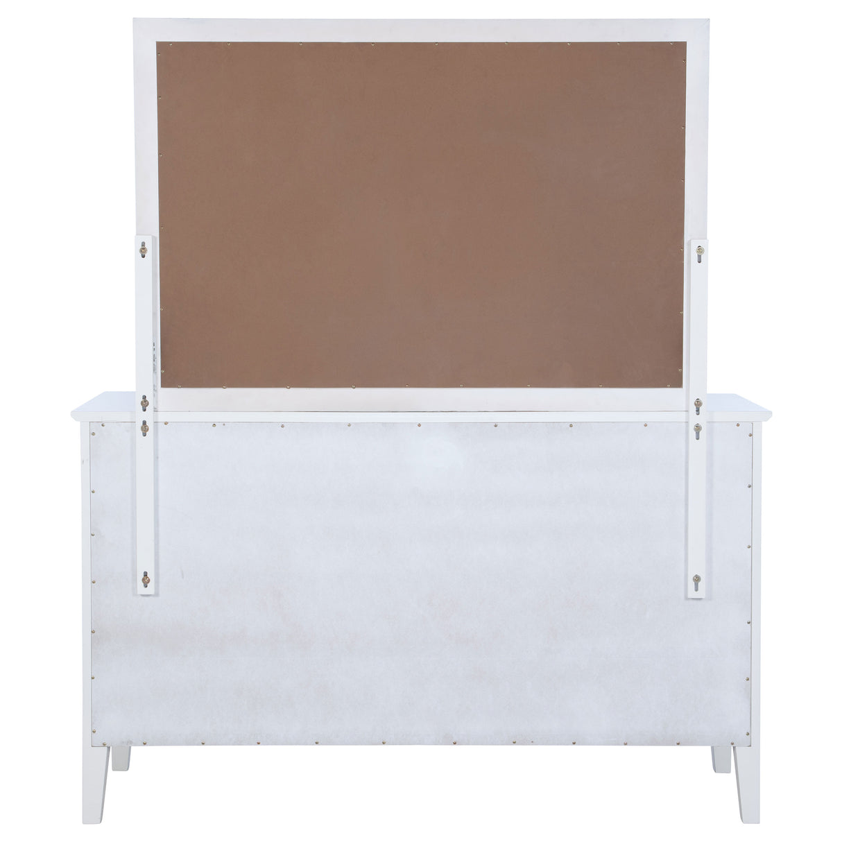 Bexhill 10-drawer Dresser and Mirror White - Home Elegance USA