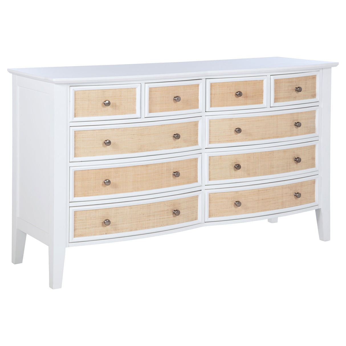 Bexhill 10-drawer Dresser Cabinet White - Home Elegance USA
