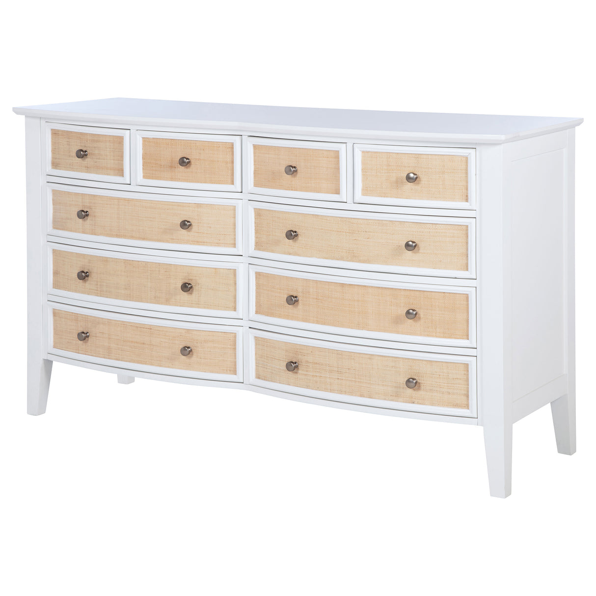 Bexhill 10-drawer Dresser Cabinet White - Home Elegance USA