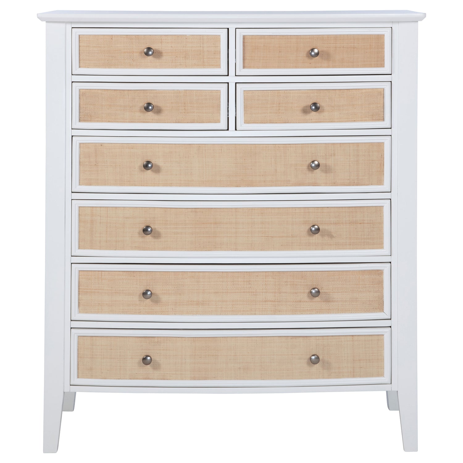 Bexhill 8-drawer Chest of Drawers White - Home Elegance USA